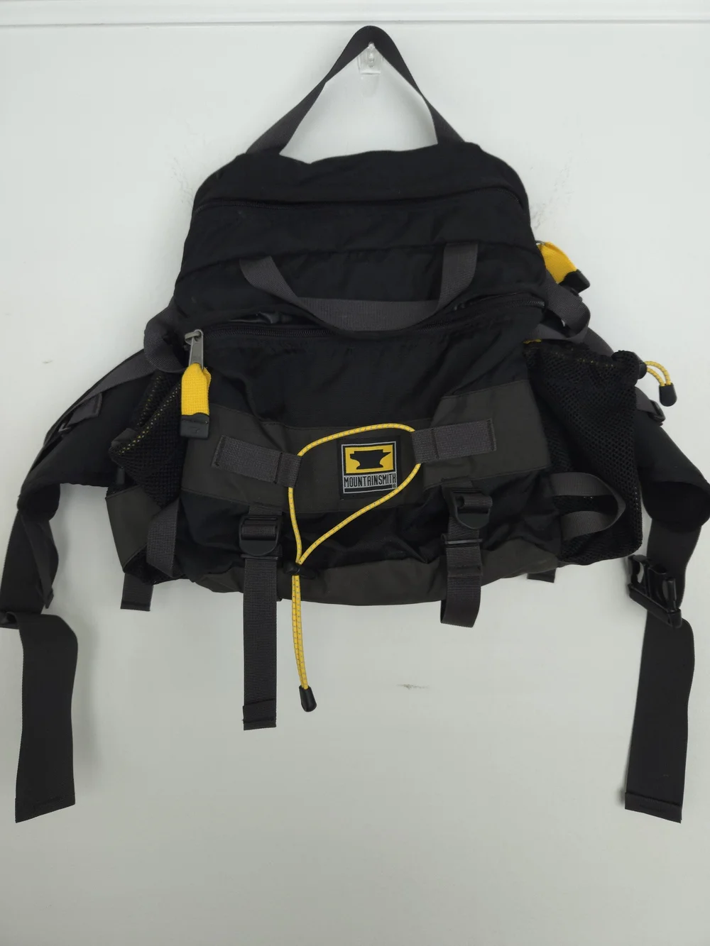 Mountainsmith Tour TLS Lumbar Pack Black Yellow Outdoor Gorpcore Hiking